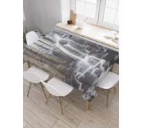 Прямоугольная скатерть JoyArty Водопадное искусство из сатена tc_4142_120x145
