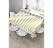 Прямоугольная скатерть JoyArty Простая геральдика лилии из сатена tc_28264_120x145