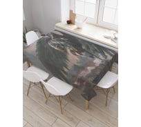 Прямоугольная скатерть JoyArty Мрачные пегасы из сатена tc_19127_120x145