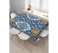 Прямоугольная скатерть JoyArty Восточный узор из сатена tc_25289_120x145