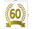 Прямоугольная скатерть JoyArty Золотой венок на 60-летие из сатена tc_33201_120x145 2