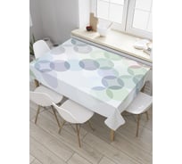 Прямоугольная скатерть JoyArty Воздушные круги из сатена tc_32512_120x145