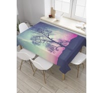 Прямоугольная скатерть JoyArty Древо космоса из сатена tc_8986_120x145