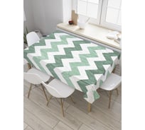 Прямоугольная скатерть JoyArty Зигзаги древности из сатена tc_9016_120x145