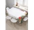 Прямоугольная скатерть JoyArty Рождественские игрушки из сатена tc_37037_120x145 1
