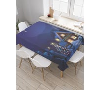 Прямоугольная скатерть JoyArty Праздничный вечер из сатена tc_20025_120x145