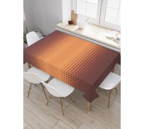 Прямоугольная скатерть JoyArty Сияние бронзы из сатена tc_38259_120x145