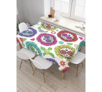 Прямоугольная скатерть JoyArty Природа смерти из сатена tc_26779_120x145