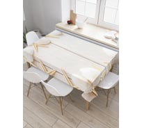Прямоугольная скатерть JoyArty Рамка из морских звезд из сатена tc_5409_120x145