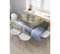 Прямоугольная скатерть JoyArty Затопленная пещера из сатена tc_4144_120x145