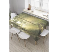 Прямоугольная скатерть JoyArty Дорога солнца из сатена tc_8836_120x145