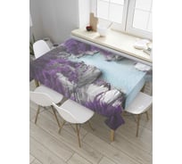 Прямоугольная скатерть JoyArty Каменистые берега из сатена tc_8455_120x145