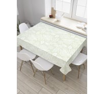 Прямоугольная скатерть JoyArty Растительный ажур из сатена tc_33399_120x145