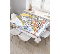 Прямоугольная скатерть JoyArty Природное божество из сатена tc_19247_120x145