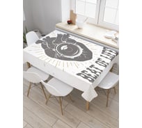 Прямоугольная скатерть JoyArty Ритм жизни из сатена tc_32529_120x145