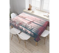 Прямоугольная скатерть JoyArty Призрачный лес из сатена tc_18983_120x145