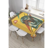 Прямоугольная скатерть JoyArty Проигрыватель из прошлого из сатена tc_34574_120x145