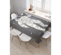 Прямоугольная скатерть JoyArty Привет из космоса из сатена tc_19945_120x145