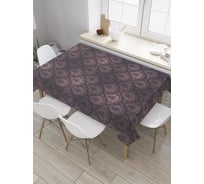 Прямоугольная скатерть JoyArty Драгоценные чешуйки из сатена tc_7947_120x145