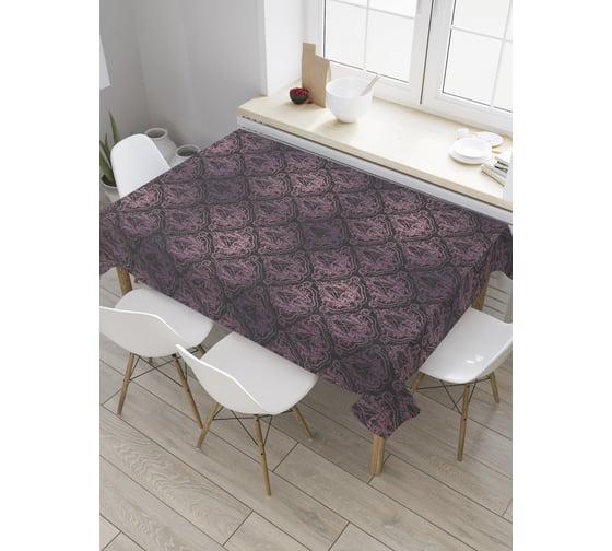 Прямоугольная скатерть JoyArty Драгоценные чешуйки из сатена tc_7947_120x145 1