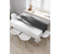 Прямоугольная скатерть JoyArty Страх неизвестности из сатена tc_22102_120x145