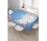 Прямоугольная скатерть JoyArty Кит с цветочными узорами из сатена tc_23200_120x145 1
