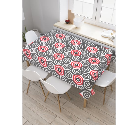 Прямоугольная скатерть JoyArty Спиральные чешуйки из сатена tc_20788_120x145 1