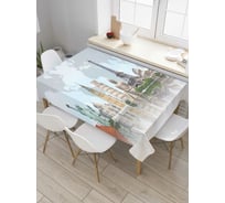 Прямоугольная скатерть JoyArty Всемирная река из сатена tc_7101_120x145