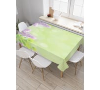 Прямоугольная скатерть JoyArty Мысли под сиренью из сатена tc_23520_120x145