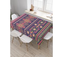 Прямоугольная скатерть JoyArty Старательный рисунок из сатена tc_21985_120x145