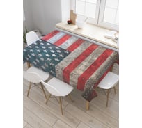 Прямоугольная скатерть JoyArty Железный флаг из сатена tc_20711_120x145