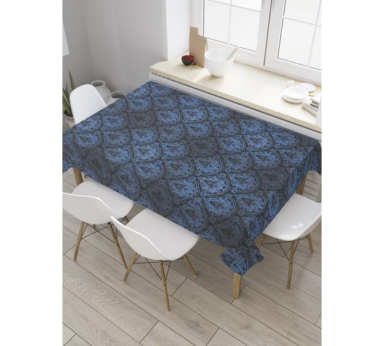 Прямоугольная скатерть JoyArty Драгоценные чешуйки из сатена tc_7951_120x145 1