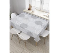 Прямоугольная скатерть JoyArty Пушистые одуванчики из сатена tc_31503_120x145