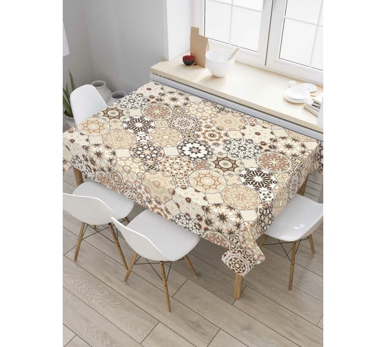 Прямоугольная скатерть JoyArty Восточный орнамент из сатена tc_59210_120x145 1