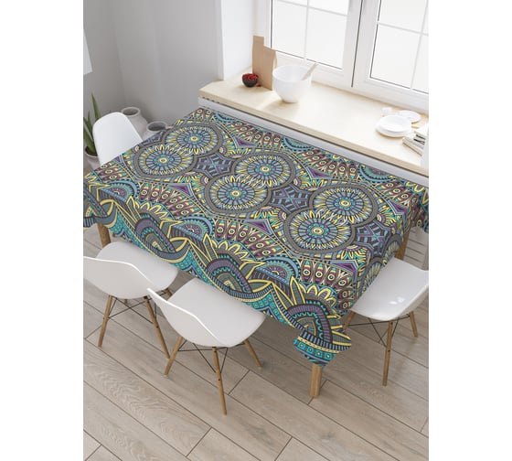 Прямоугольная скатерть JoyArty Совпадение узора из сатена tc_30126_120x145 1