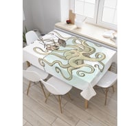 Прямоугольная скатерть JoyArty Смертельный кракен из сатена tc_23346_120x145