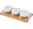 Трёхсекционная менажница Walmer Bamboo 25x12 см W37000875 1