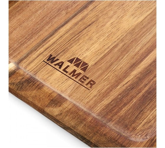 Разделочная доска Walmer SAFARI круглая, с ручкой, 38.5x29x1.5 см W21083829