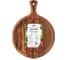 Разделочная доска Walmer SAFARI круглая, с ручкой, 38.5x29x1.5 см W21083829 4