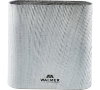 Подставка для ножей Walmer Grey Lines 21.5x6.1x23 см, овальная, серая W08002123