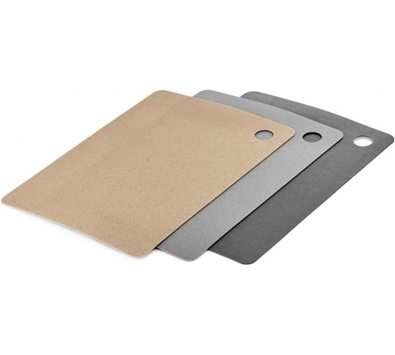 Набор гибких разделочных досок Walmer Eco Flex 3 шт, 33x24x0.15 см, цвет серый W21070333