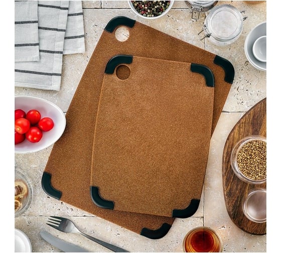 Разделочная доска Walmer Eco Chop из бамбукового волокна, 38x28x0.6 см W21023828