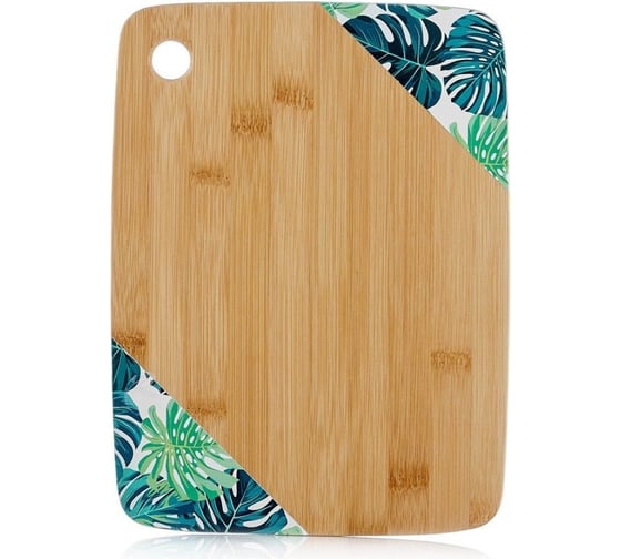 Разделочная доска Walmer Bamboo с принтом, 28x21 см W21081928