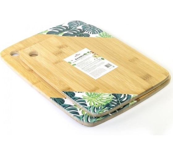 Разделочная доска Walmer Bamboo с принтом, 28x21 см W21081928