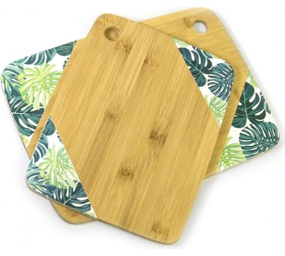 Разделочная доска Walmer Bamboo с принтом, 28x21 см W21081928