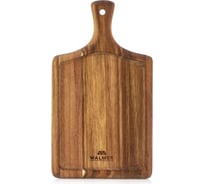 Разделочная доска Walmer SAFARI прямоугольная, с ручкой, 38x21.5x1.5 см W21083821