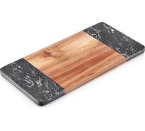 Сервировочная доска Walmer NORDIC прямоугольная, 32x16x1.3 см, черный мрамор W21093216