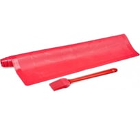Коврик для раскатки теста Walmer Smart набор, 40x50 см, и кисточка 22 см, силикон W27518301