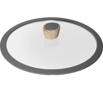 Стеклянная крышка NADOBA MINERALICA с силиконовым ободом, 28 см, 751211