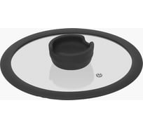 Стеклянная крышка NADOBA FINA с силиконовым ободом, 20 см, 751015